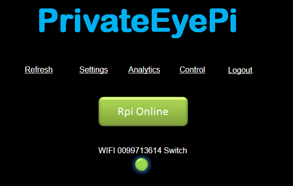 WiFi Switch PrivateEyePi